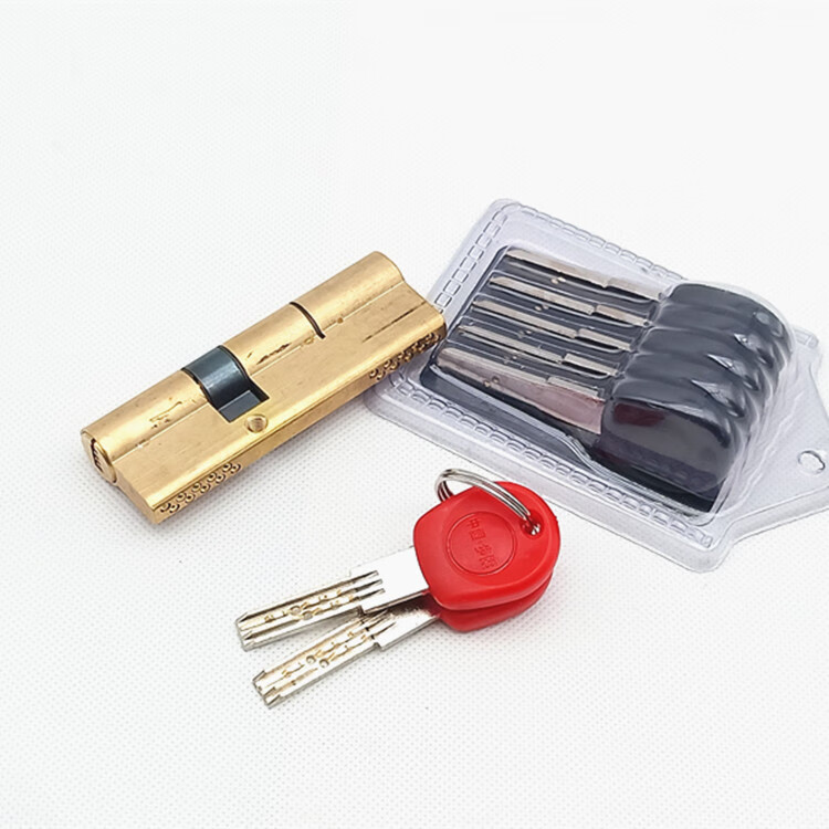 群升防盗门锁芯中国步阳群升oml5751步阳abu型双排b级防盗门锁芯