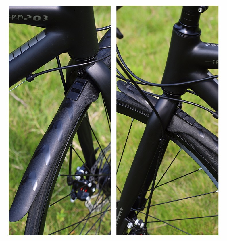 公路车挡泥板自行车骑行配件单车通用挡水板防泥甩水泥除车轮挡板 公