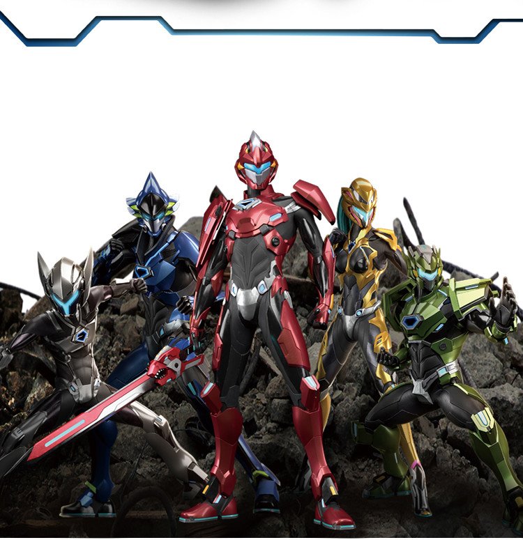 钢铁飞龙2变形玩具奥特曼力量变形合体机器人拼装组装金刚机械恐龙