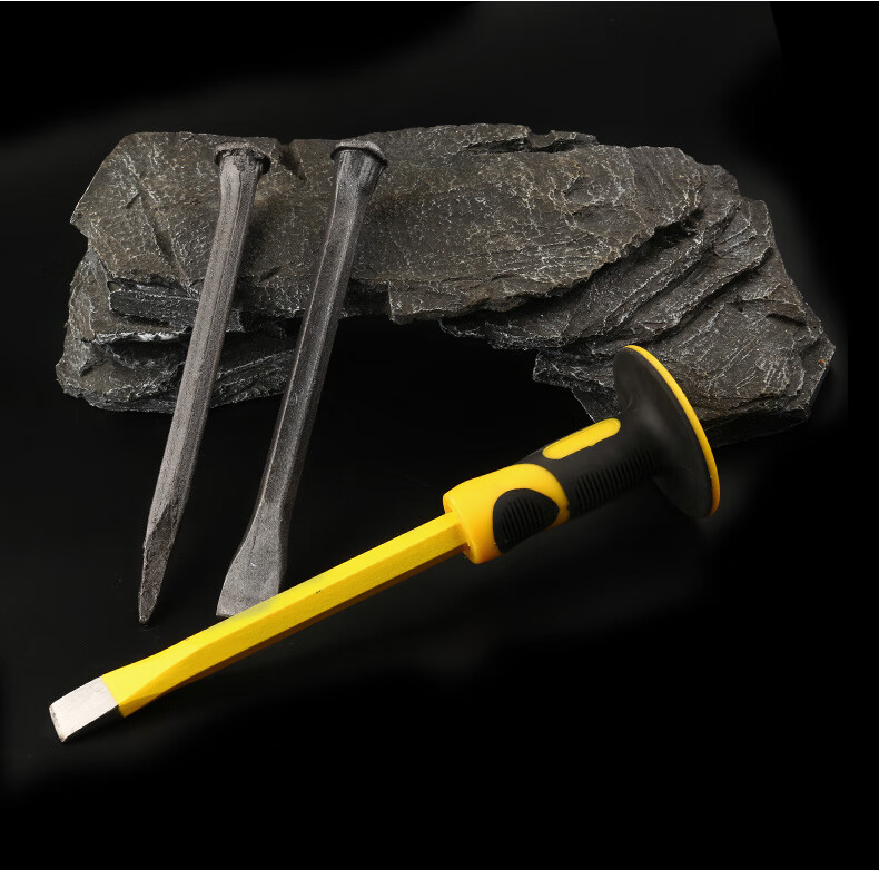 石工凿子尖凿扁凿钢凿子劈石器破石头工具钳工凿钢水泥凿錾子 扁凿