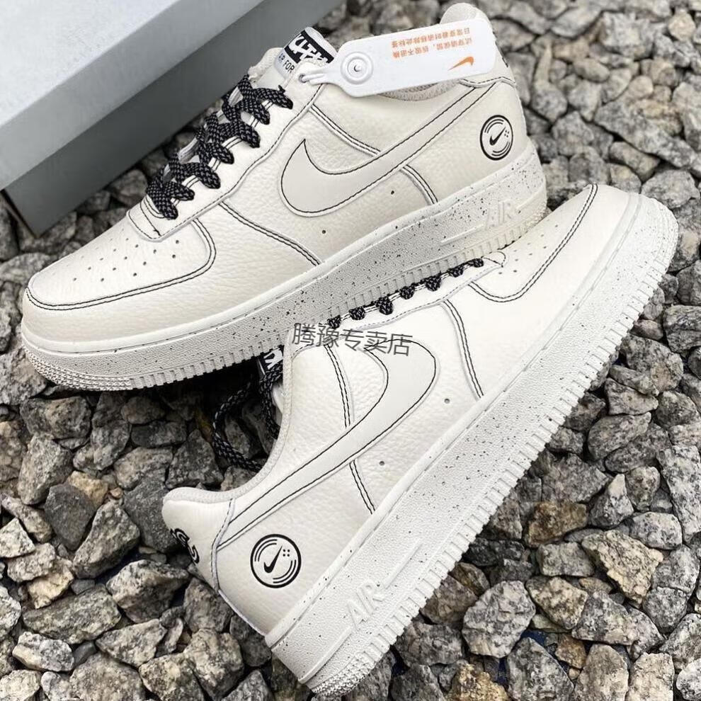 nike耐克纯原 满天星空军一号 低帮休闲时尚泼墨板鞋 diy 原楦原