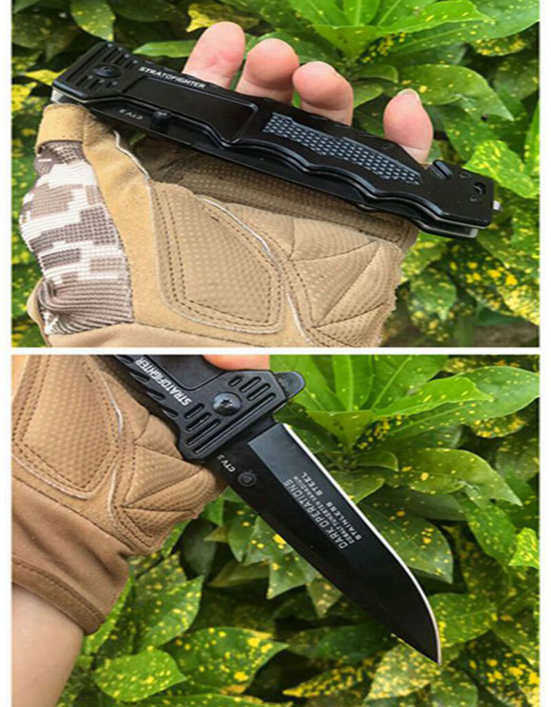 摩格朗(mogelang) 刀具刀高硬度多功能军刀野外小刀随身刀折叠刀 夜魔