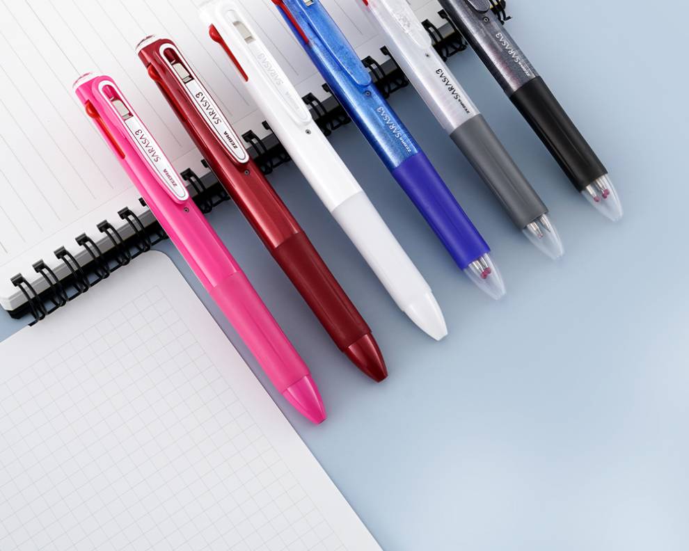 斑马牌(zebra)三色中性笔复合笔多功能水笔黑红蓝学生用考试笔办公用