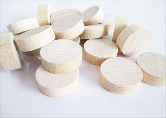 原木板圆木块实木圆形木块圆木片模型制作材料轻木桐木圆木柱子直径