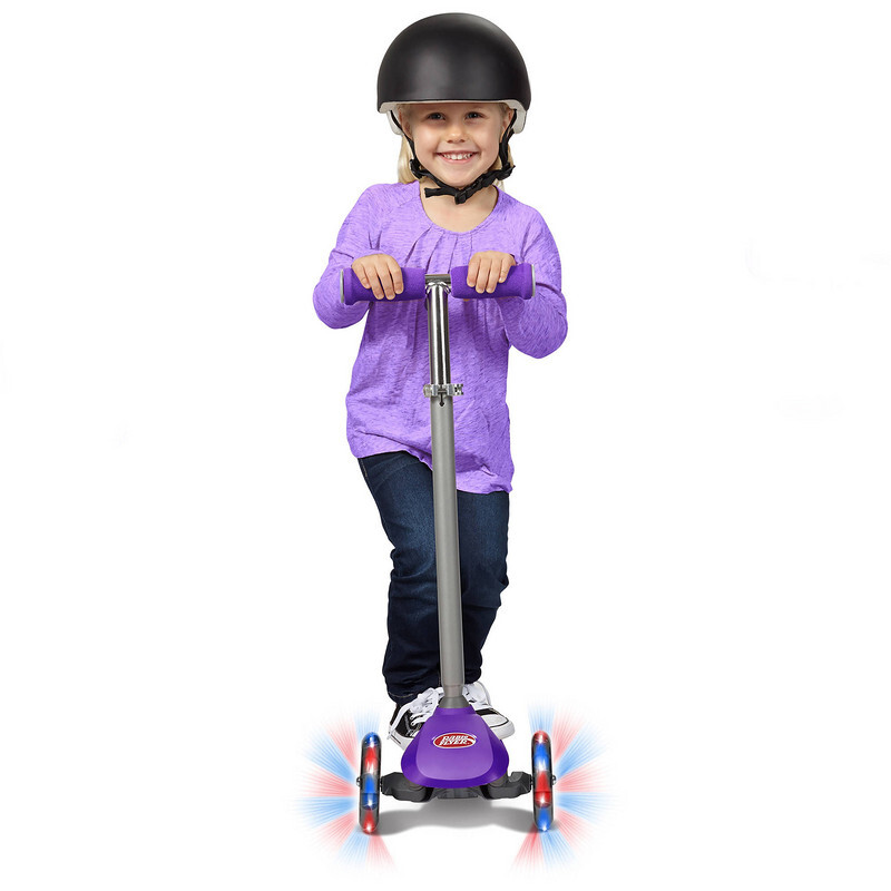 美国radioflyer儿童滑板车三轮溜溜车368岁小孩男女闪光滑滑车549z