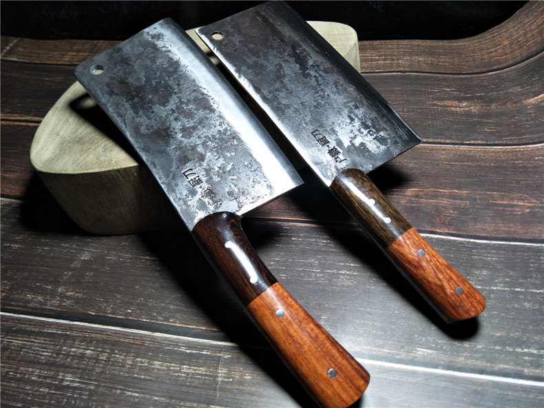 贝柚 户撒菜刀户撒阿昌纯手工锻打两用菜刀斩骨刀前斩后切片刀家用