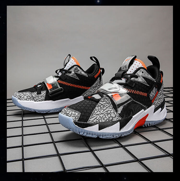威少3代篮球鞋男全黑水泥三代简版日落东单实战男女鞋2 白色 41【图片