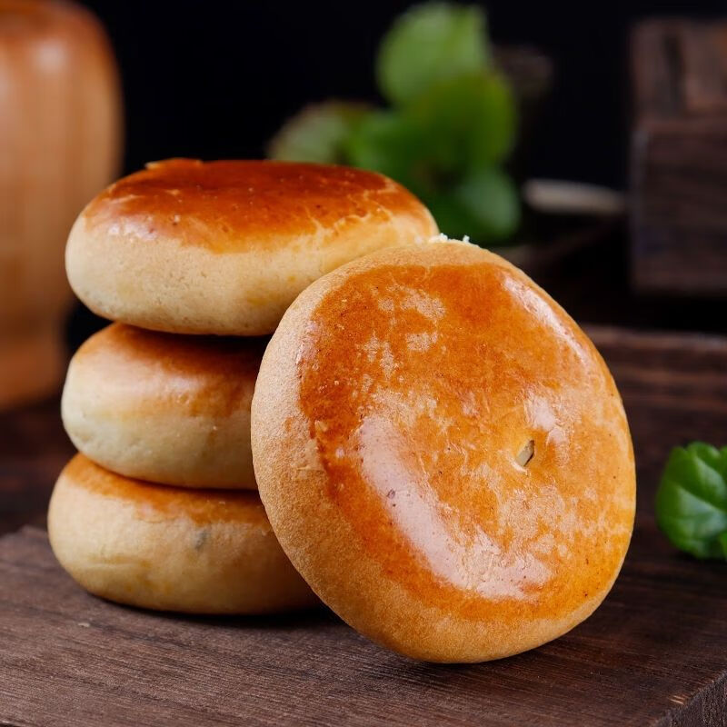 传统蛋清饼休闲小零食批发便宜各种各样早餐学生豆沙鲜花绿豆 豆沙味