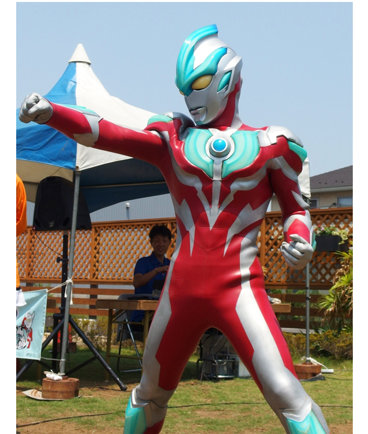 奥特曼cos皮套可穿戴皮套奥特的曼皮套头盔摆件1:1可穿戴身盔甲eva