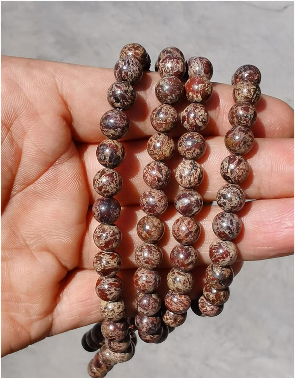 京石云 手链长款项链天然陨石原创精品强磁108颗陨石佛珠手串念珠