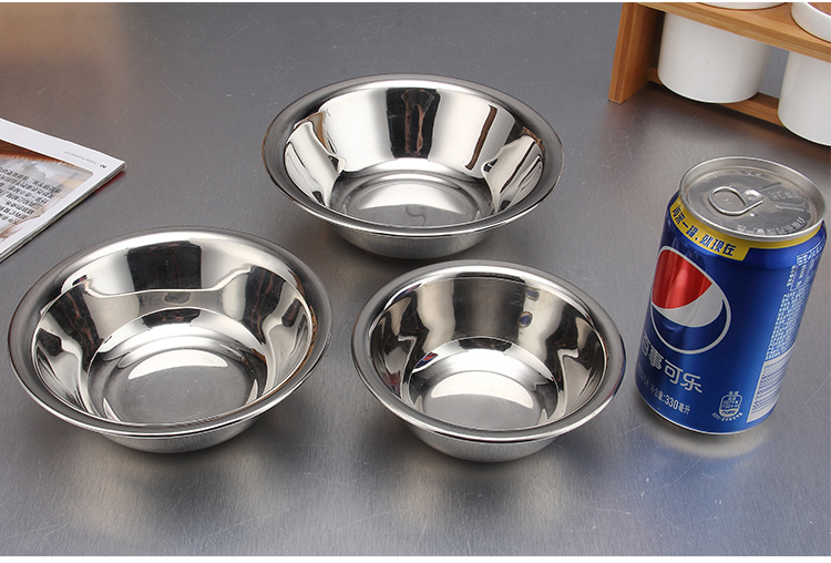 马兜加厚不锈钢马斗码兜厨房码斗配菜盆厨房拌料盆装菜碟盛料小汤盆码