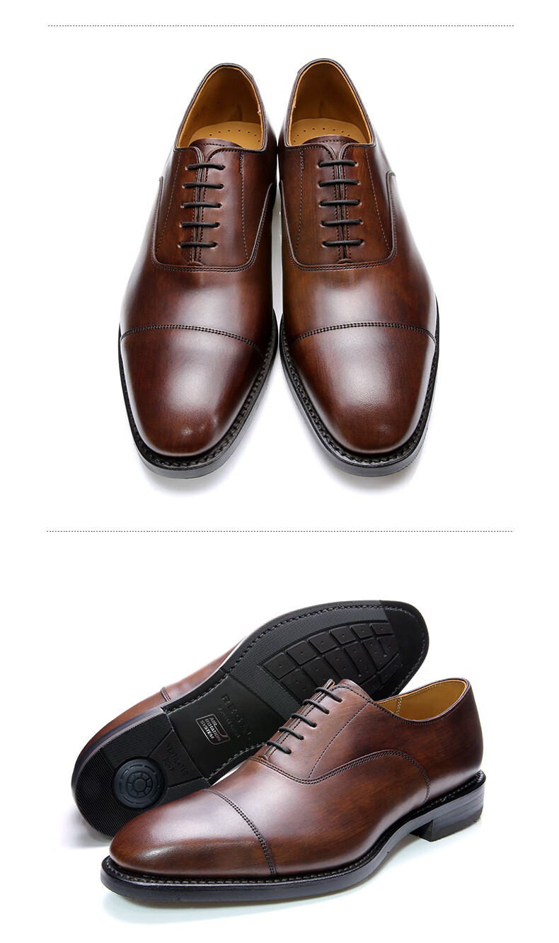 regal/丽格商务正装男士皮鞋日本制固特异低帮男鞋w21a yyk dbr(深