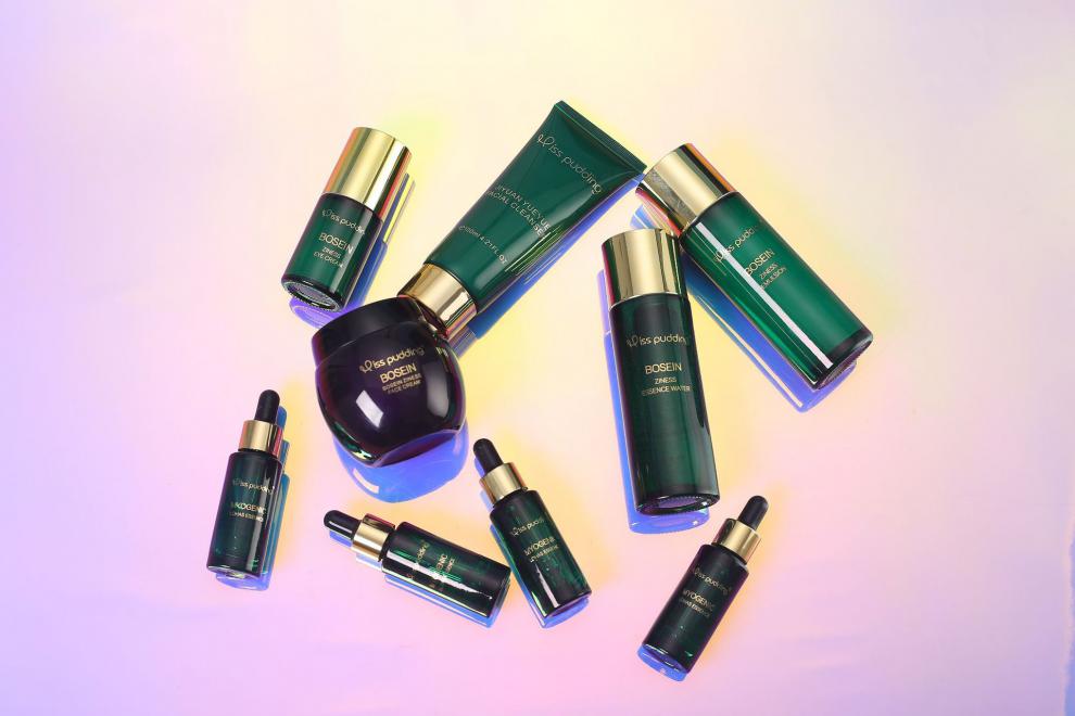 品套装补水保湿提亮肤色水乳九件套化妆品礼盒套装 【绿宝瓶套装】 绿