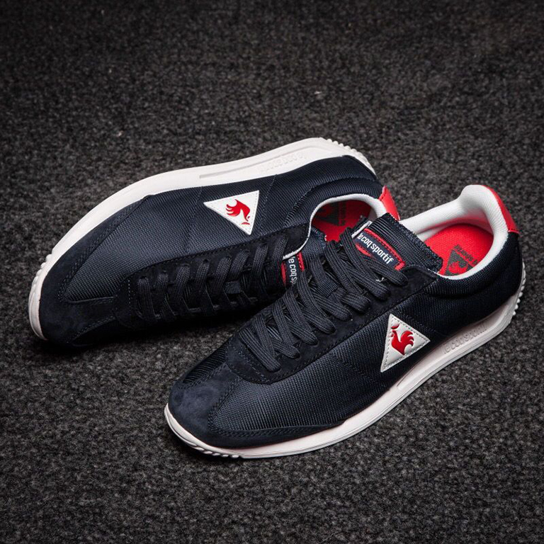 法国大公鸡男鞋大公鸡阿甘头女小白鞋跑步鞋情侣款 白色 39【图片