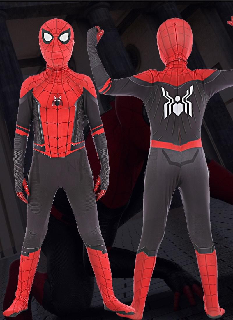 蜘蛛侠战衣超紧身 蜘蛛侠紧身衣可爬墙大成人儿童战衣连体平行宇宙cos