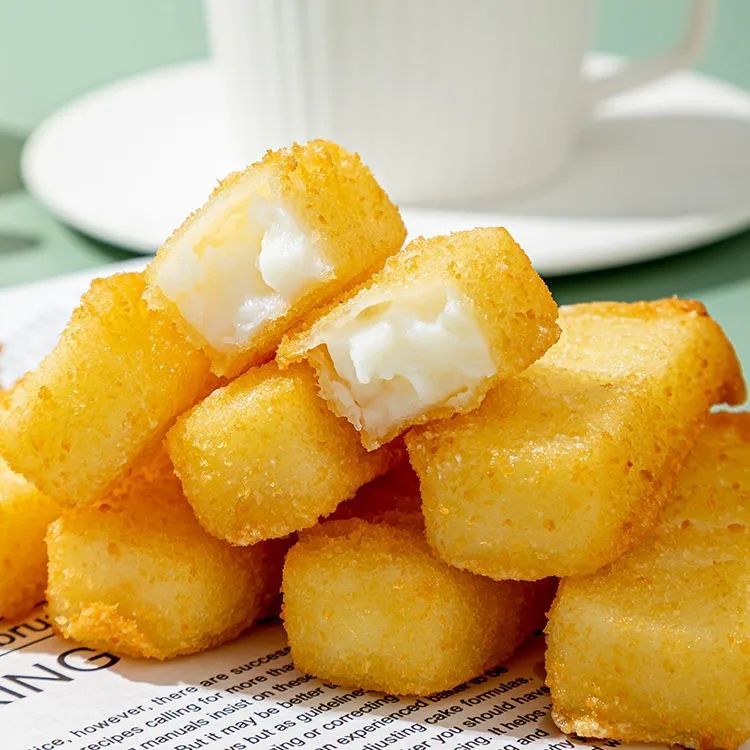 橙伯乐脆皮炸牛奶炸鲜奶油炸小吃糕点港式速食零食网红半成品 炸牛奶