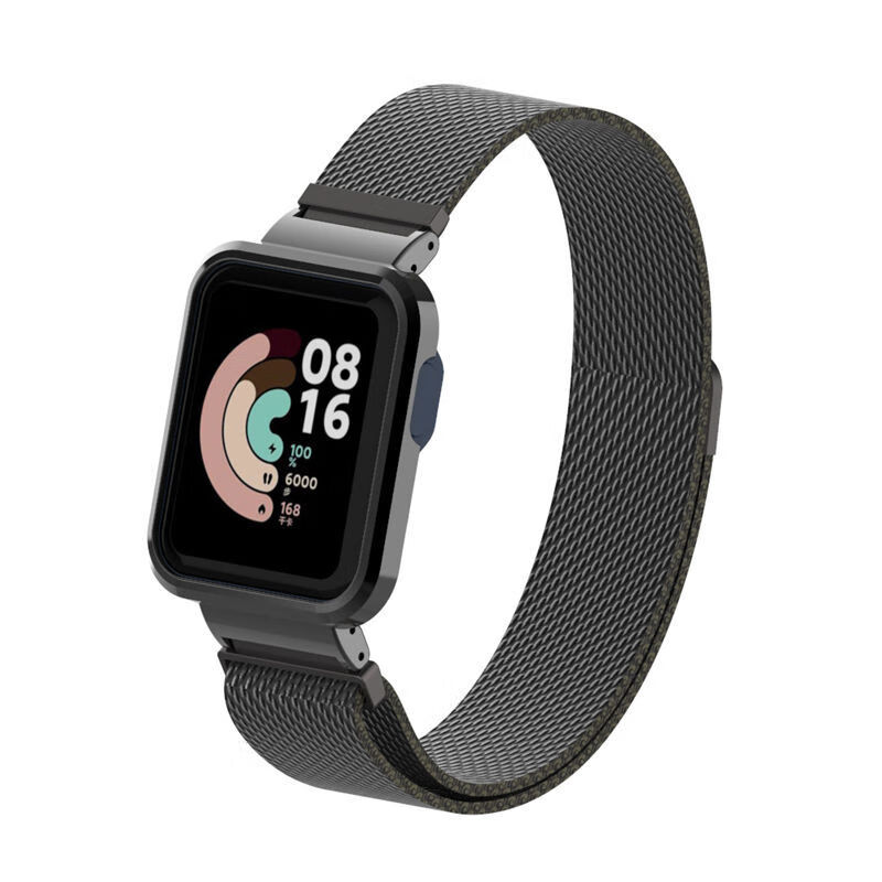 dcoud小米(mi)通用适用小米redmi手表2表带金属不锈钢米兰磁吸替换