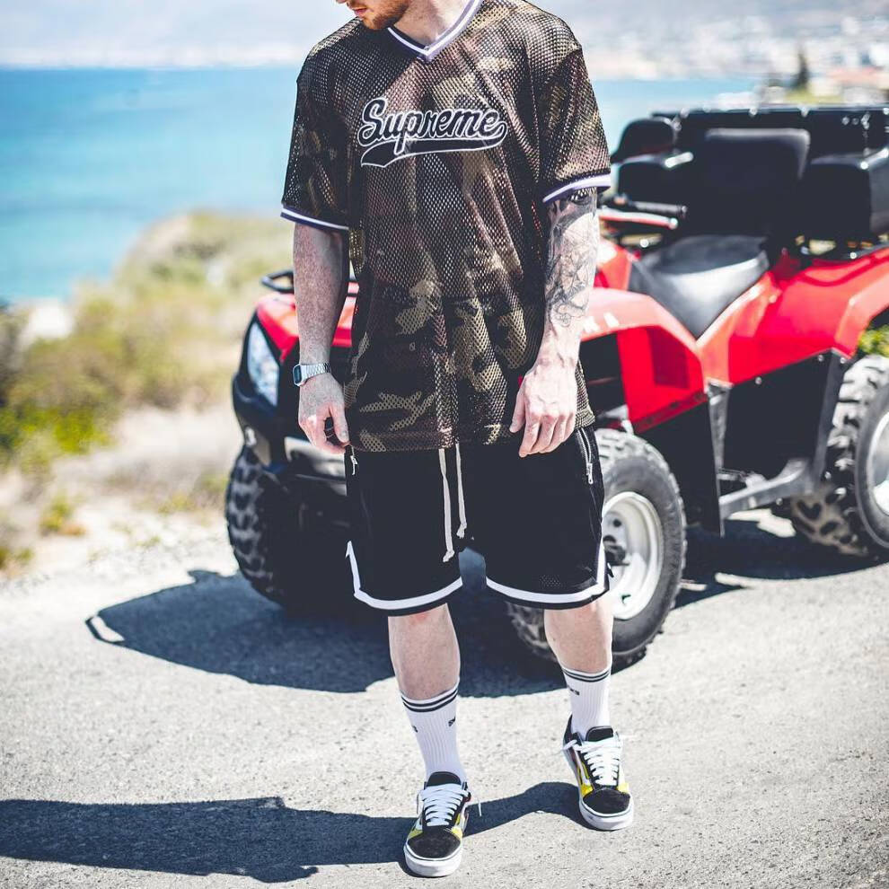 汤米伍德fogfearofgod第五季网眼短裤男宽松运动篮球裤潮流裤子高街风