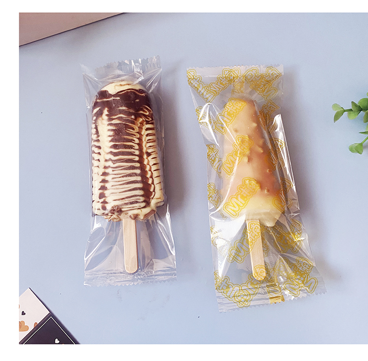 雪糕冰棍包装袋冰棒包装纸透明透明雪糕包装袋自制冰糕冰棍袋子手工