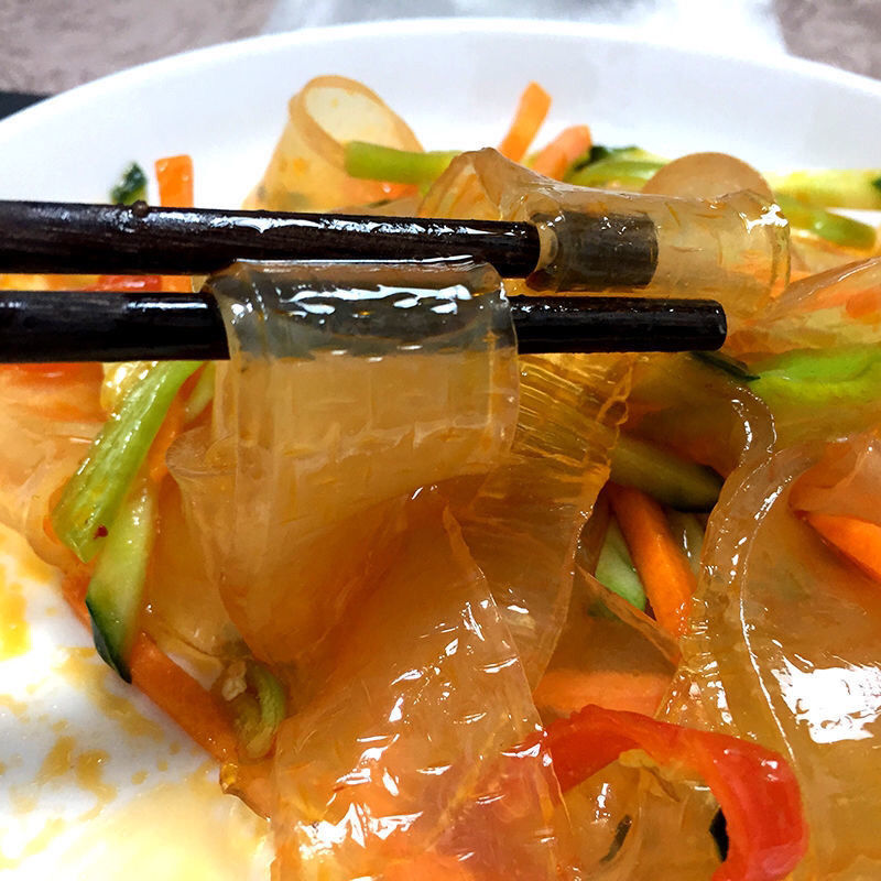 东北正宗大拉皮凉拌凉皮水晶粉皮干货凉拌菜食材小吃500g散装 东北大