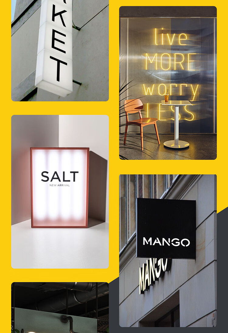 定做户外亚克力发光灯箱门头广告招牌无边框挂墙双面发光招牌灯箱 60*