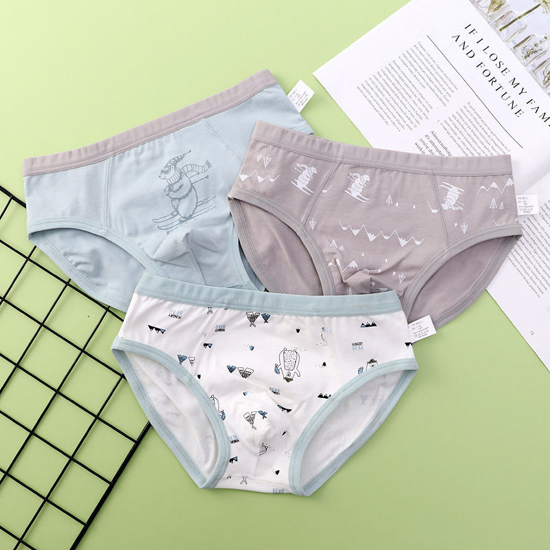 内裤儿童中大童三角裤头13一15岁小男孩裤衩小孩子学生短裤发育期卡通