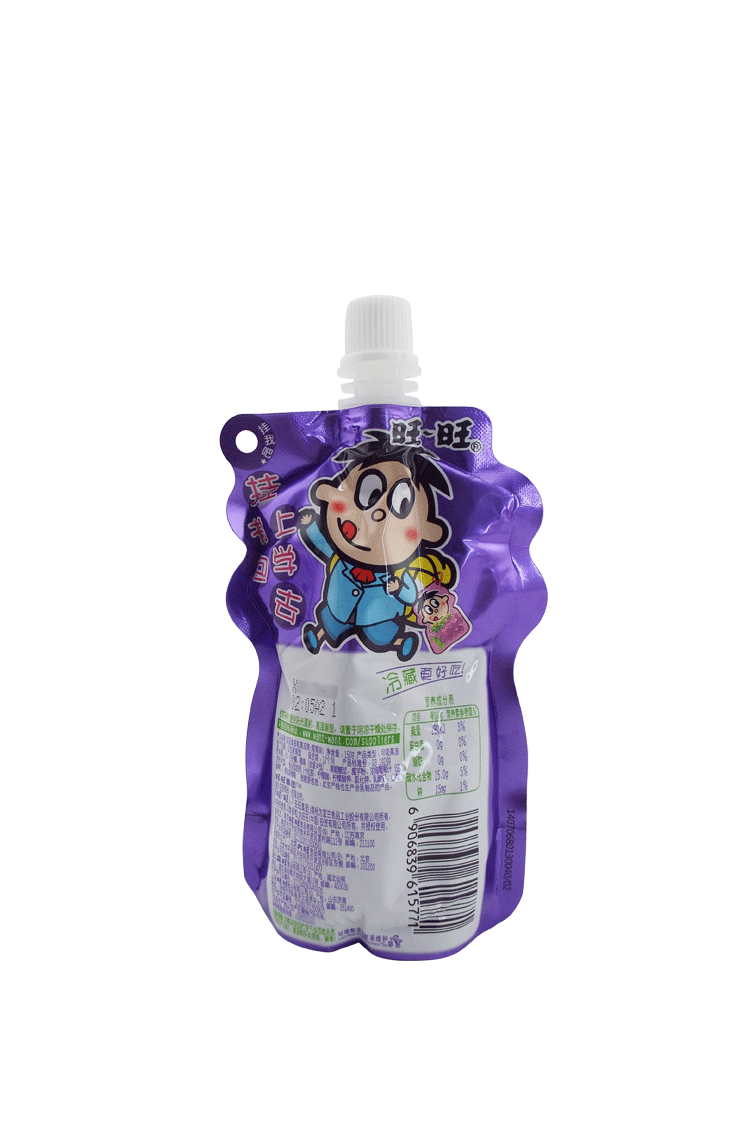 旺旺 维多粒果冻爽 150g 袋装 果味果冻果粒儿童可吸吸冻休闲零食品