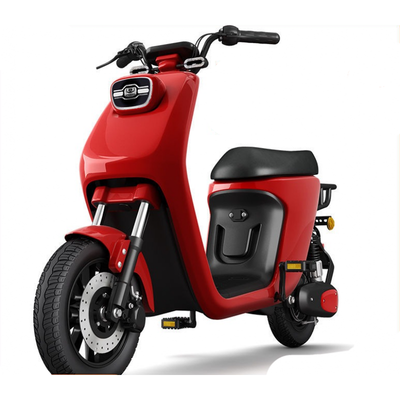 小刀电动车48v锂电瓶踏板助力女士小型代步智能同款新国标电动自行车