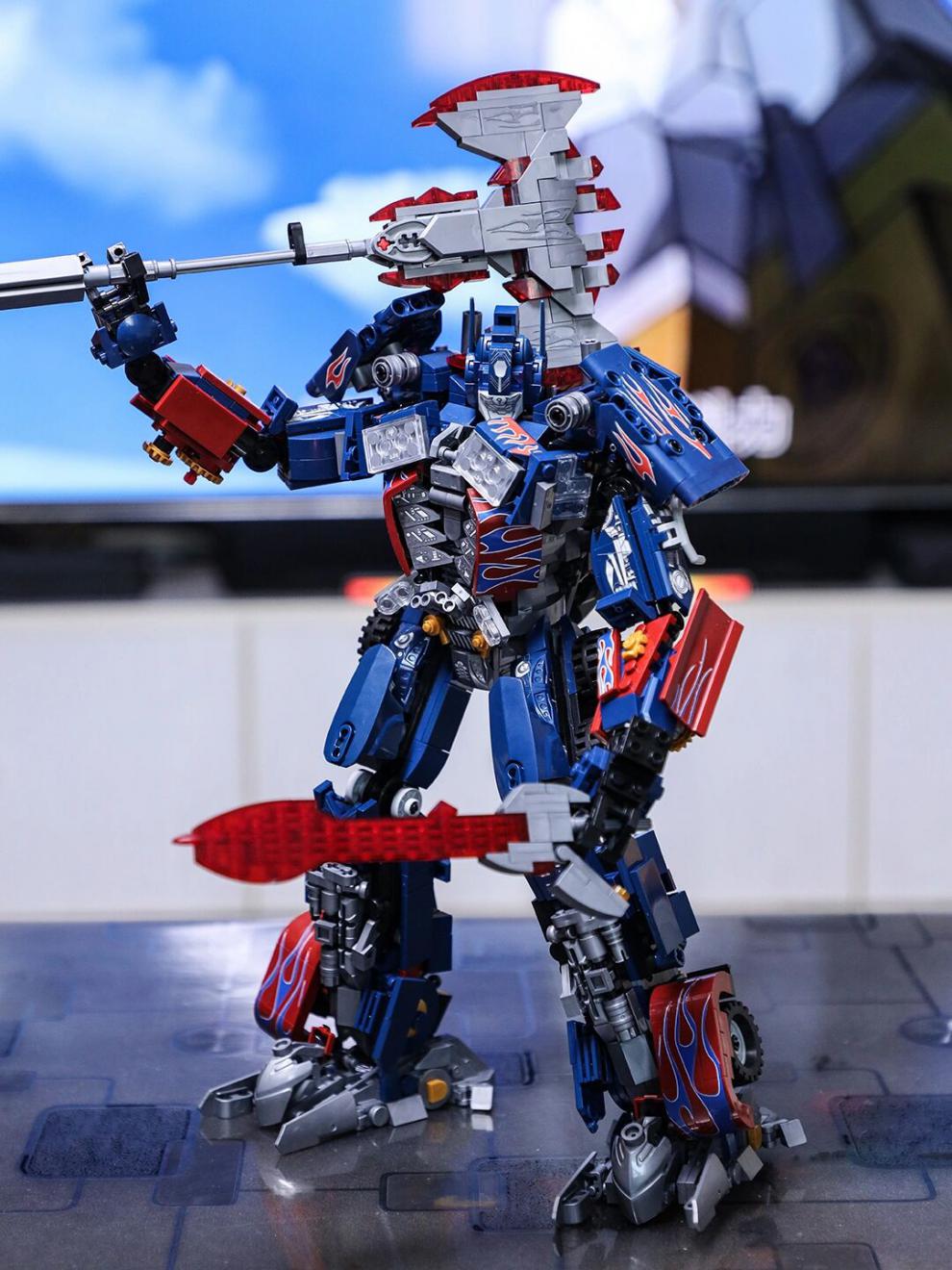 乐高(lego)擎天柱乐高积木变形机器人大金刚黄蜂男孩拼装玩具模型巨大