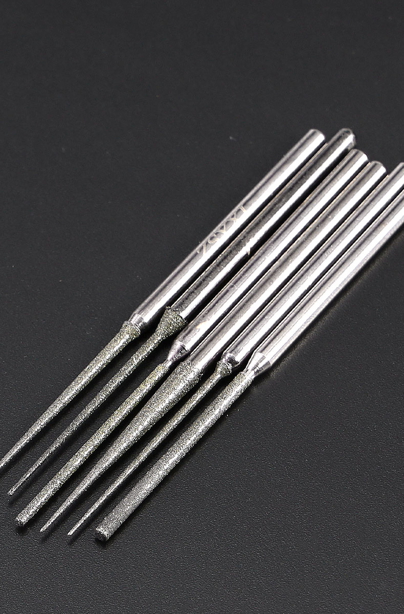 加长打磨头 金刚砂 玉石打孔钻头 打孔针 钻石磨棒 模具打磨修边 普通