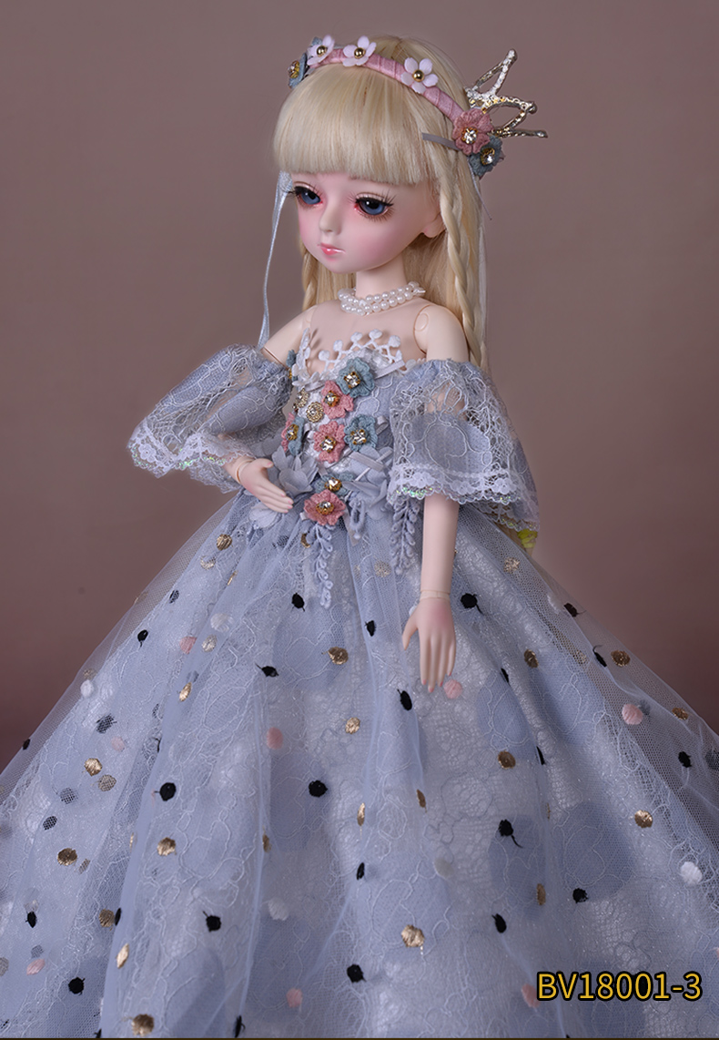 【京闪配送】多丽丝凯蒂娃娃kd关节换装洋娃娃45厘米bjd女孩玩具仿真