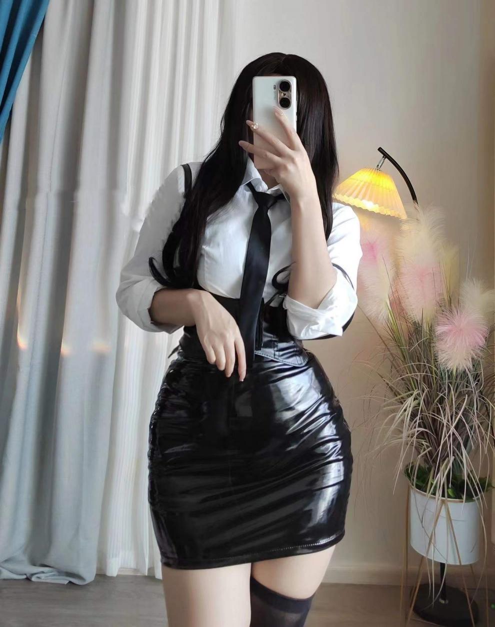 2022新款jk制服御姐制服性感ol秘书纯欲校服御姐 棉包臀裙 长白衬衫