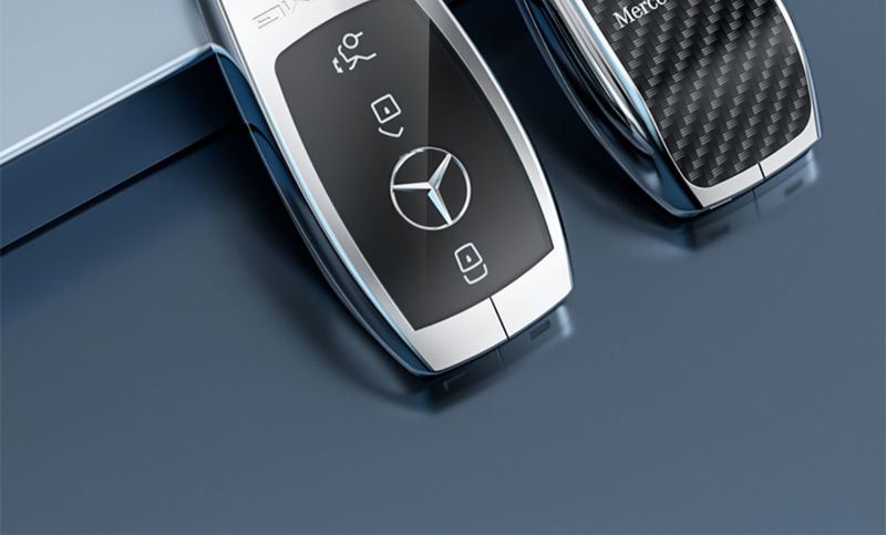 牛吧吧适用2022款奔驰glc300l钥匙套包壳轿跑glc260豪华型壳glc200车
