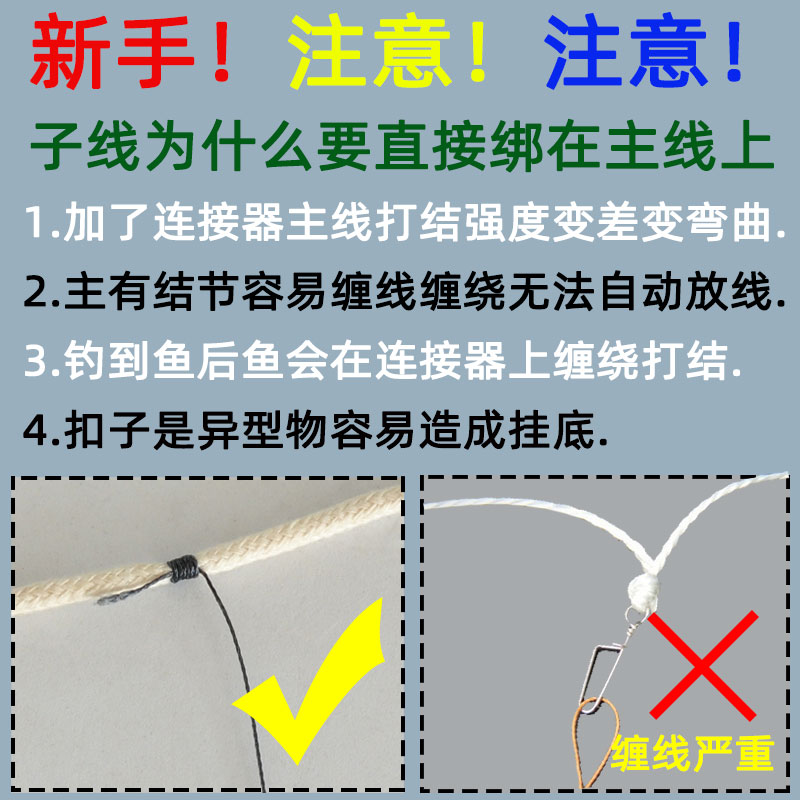 串钩钓组海钓鲈鱼石斑黑鲷船钓排钩江河水库垂钓排钓线组淡水钩中号30