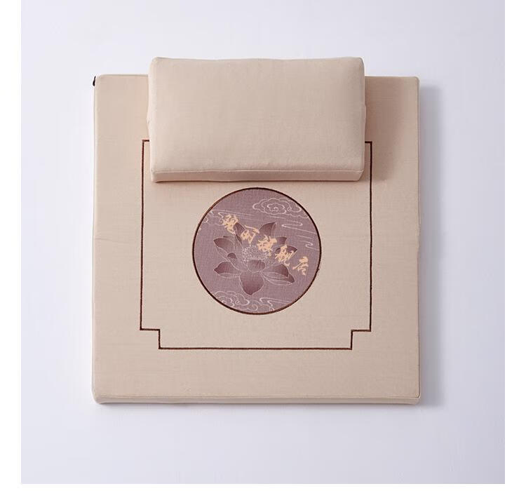 南怀瑾打坐垫 禅修垫麻芯非椰棕蒲团静坐南怀瑾折叠便携家用瑜伽禅