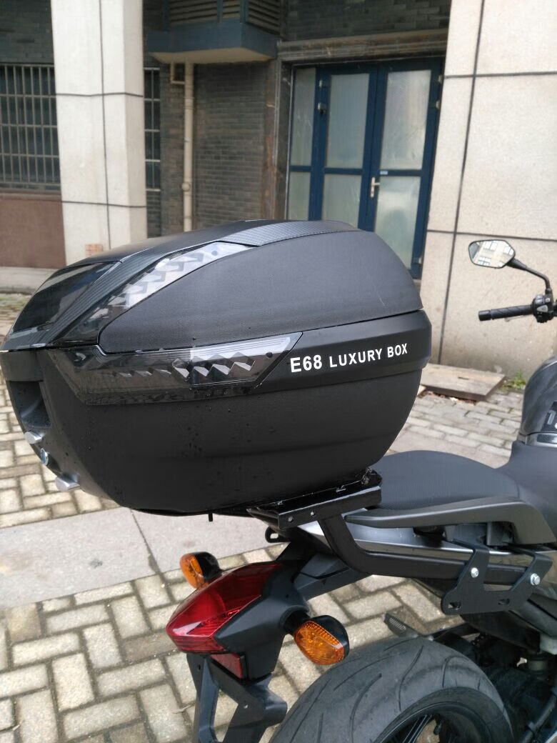 适用于 摩托车踏板车特大尾箱万里豪e68摩旅适用于黄龙300国宾车后备