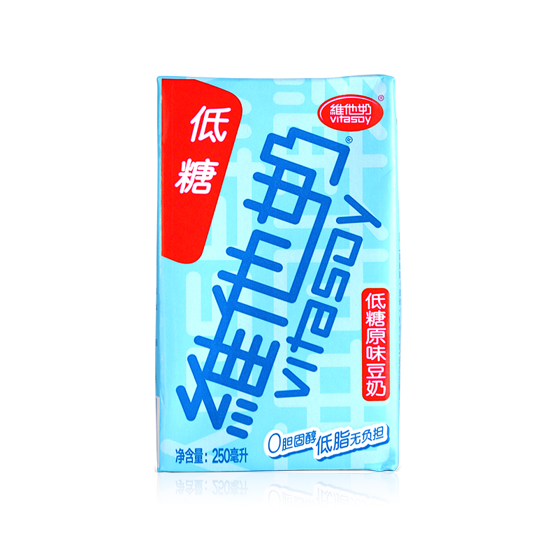 维他奶vitasoy 低糖 维他原味豆奶饮料250ml*6盒【图片 价格 品牌 报