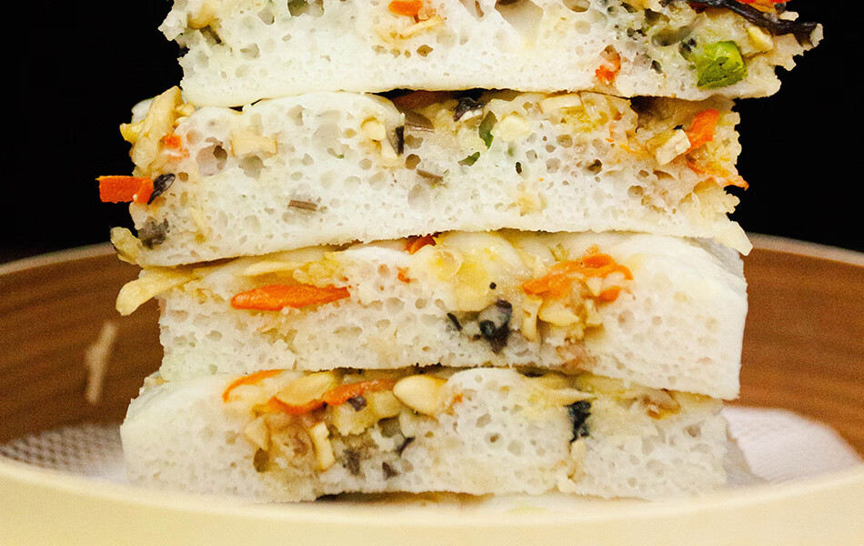 米江山醅粿常山焙糕特色小吃早餐糕点心 汽糕不辣味1包(400g)【图片