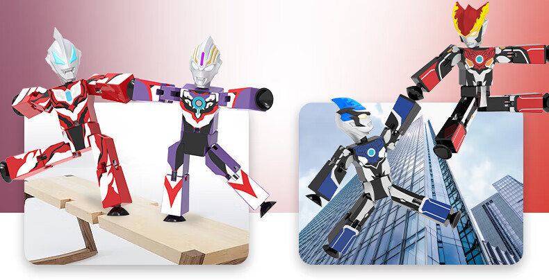 奥特曼吸盘侠盲盒可动人偶超人迪迦赛罗解压儿童玩具ldcx 【2盒】抽