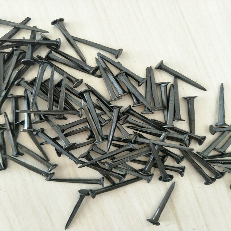 家用鞋钉臭皮钉小铁钉黑色三角钉小钉子修鞋钉鞋钉七两 25mm一盒7两