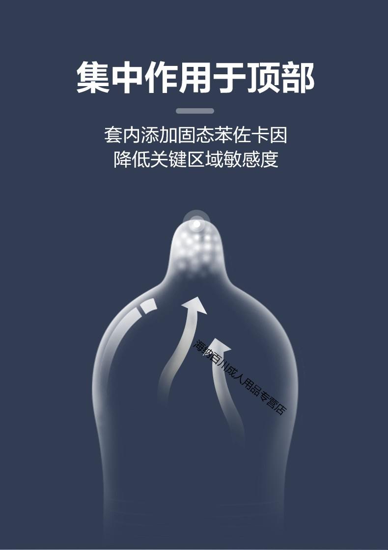 杜蕾斯durex air隐薄空气套避孕套加长加粗降敏龟头套 超薄延时型安全