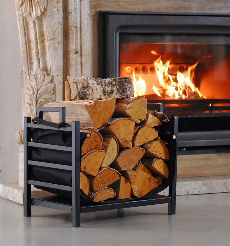 壁炉篮木柴架 真火壁炉柴火架工具用具清灰配件装饰 专用工具 fb柴篮