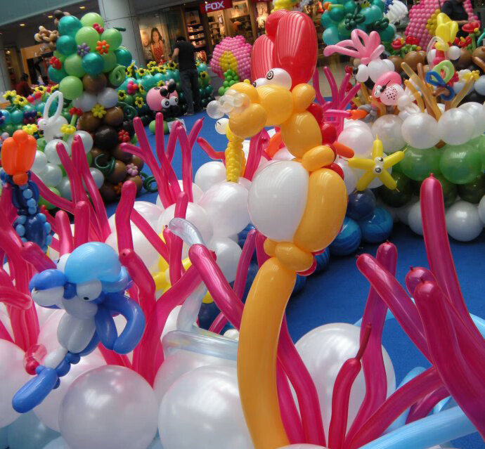 2022新款360长条气球卡通气球 哥伦比亚魔术长条魔法气球 360哥球散卖