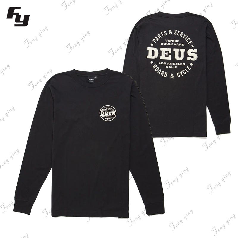 deus夏季新款摩托车越野服速干衣防晒透气黑色t恤复古骑行赛车服 红色