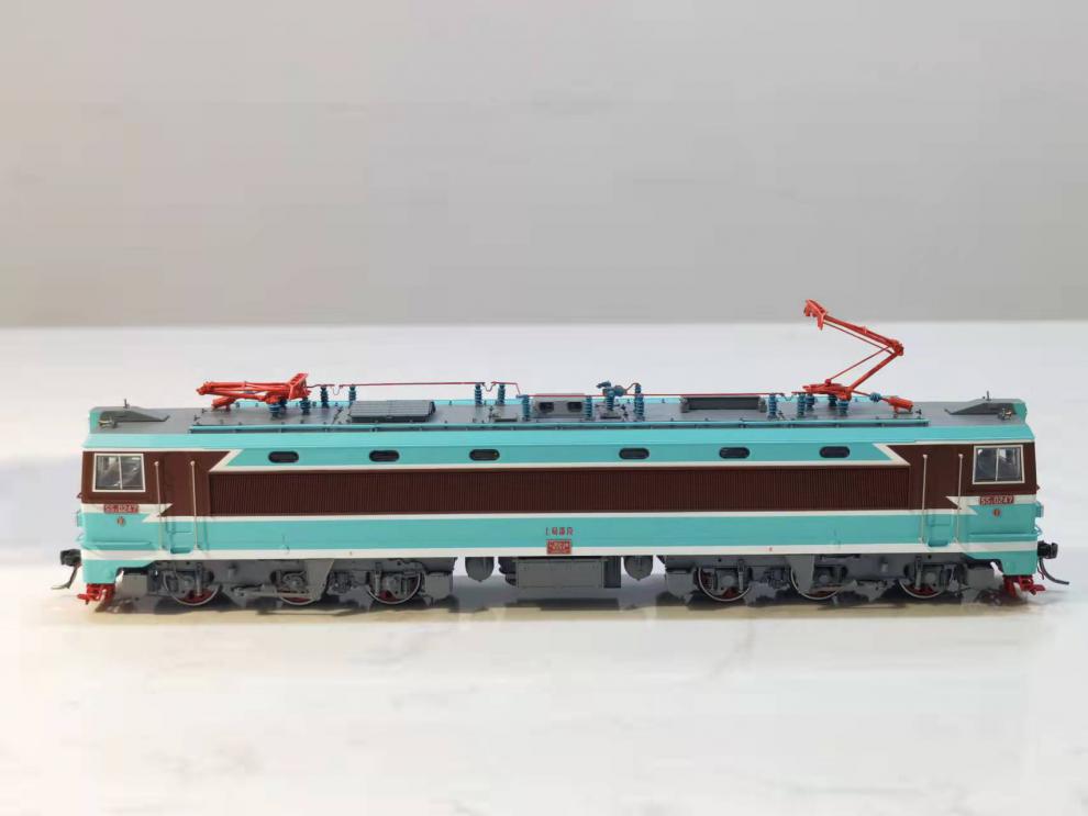 韶山3型ss3干线电力机车 1435火车模型 1/87 ho 韶山ss3 广铁怀段5080