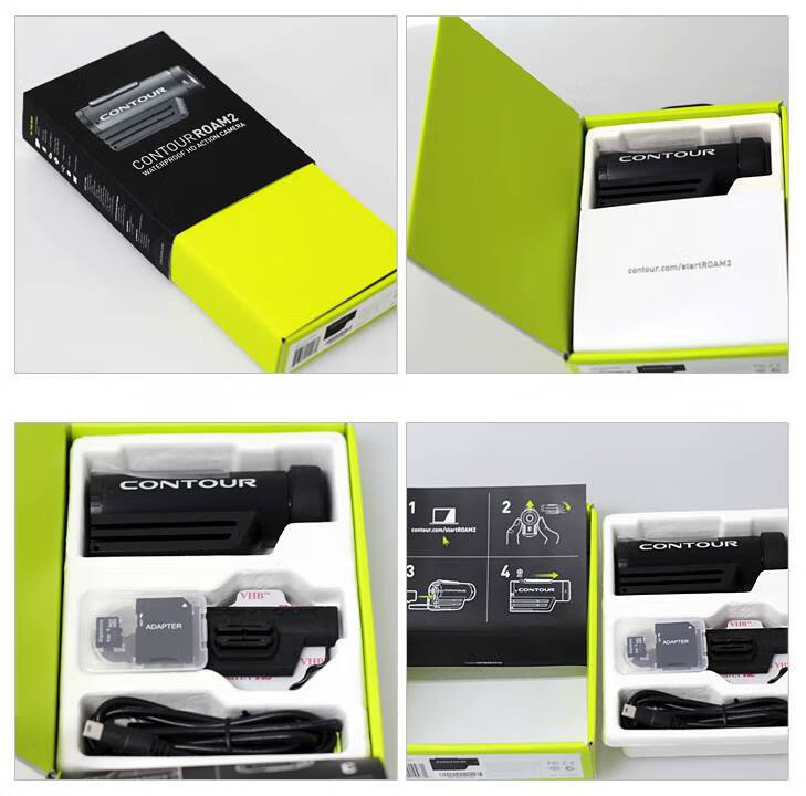 欣瑞卡滑雪摄像机行货/联保运动摄像机 滑雪 单车 contour roam2 蓝色