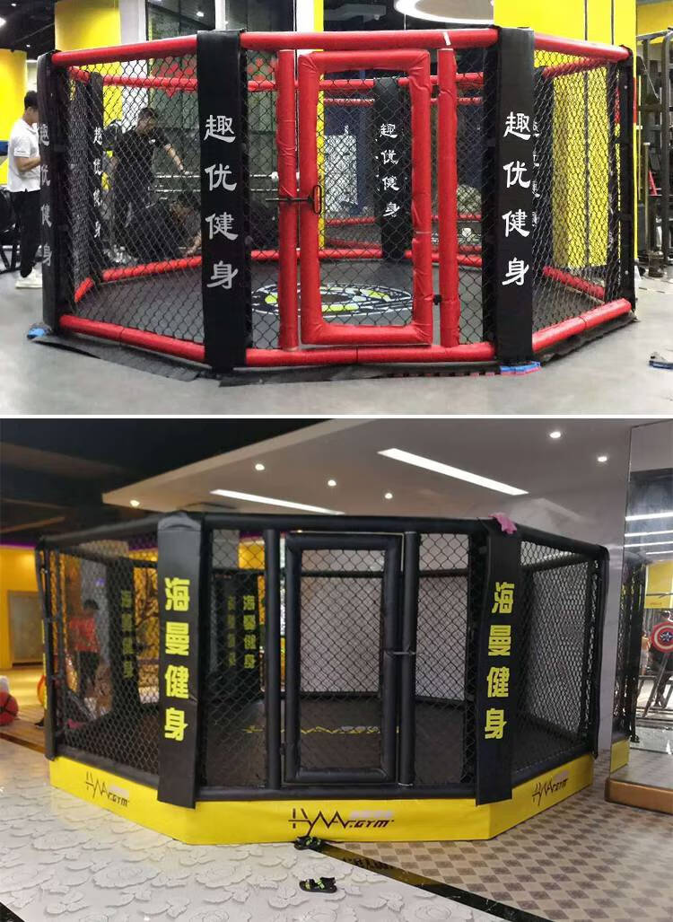 八角笼擂台格斗笼 搏击比赛mma训练六角铁笼圆笼格斗笼拳击ufc擂台