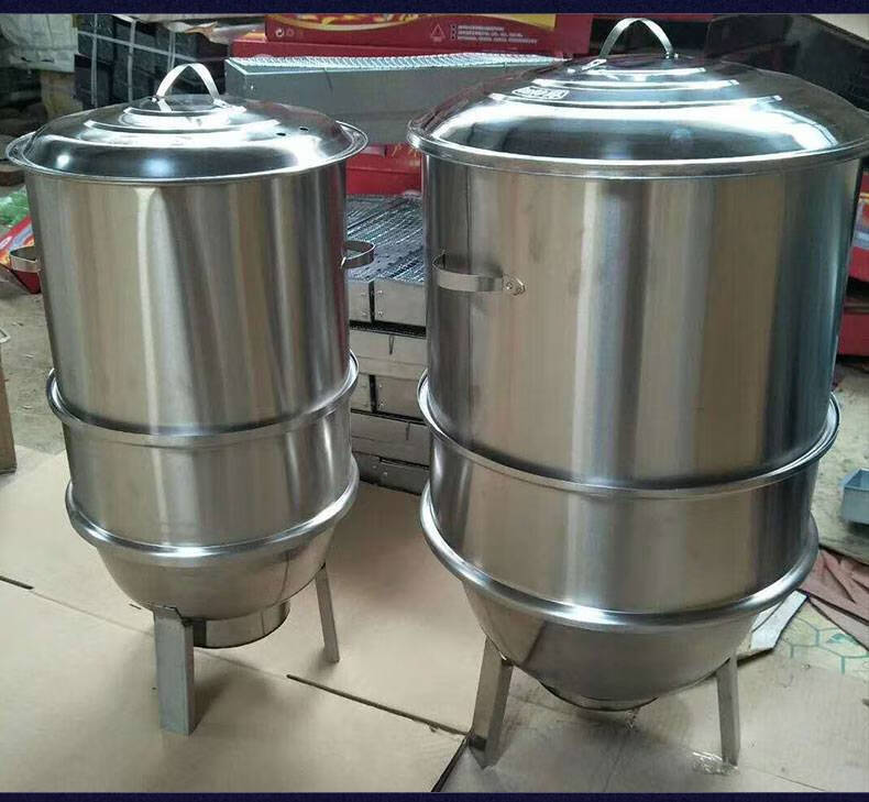 挂式烤炉不锈钢吊炉无烟烧烤炉缸商用烤串焖烤肉炉烤鸡鸭鹅烤羊腿吊挂