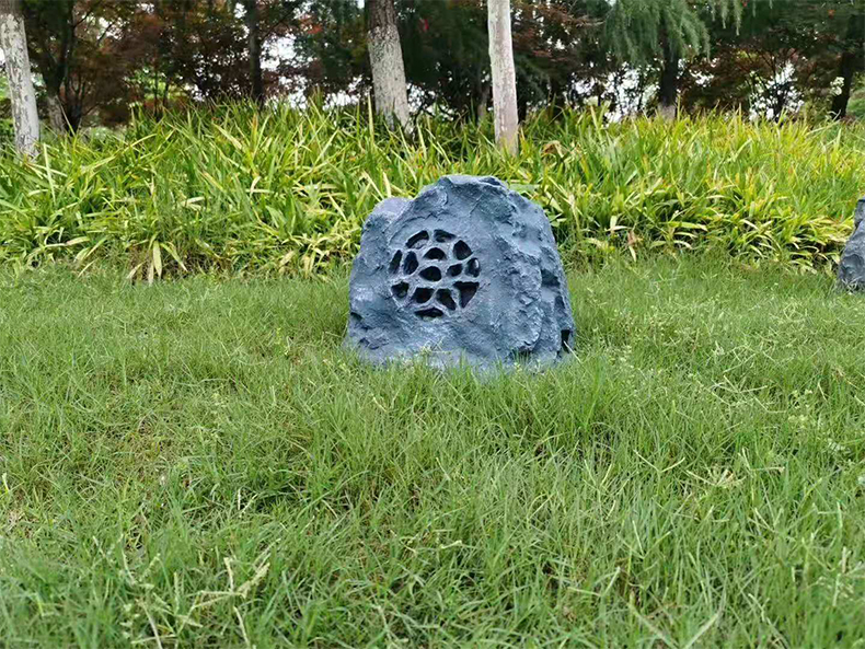 杰霆飞利浦草坪音响音箱适用室外园林草地防水石头仿真喇叭园林户外