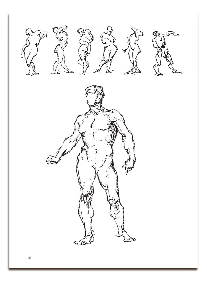 人體結構繪畫教學新第3版人物素描速寫大師臨摹基礎入門提高技法教程